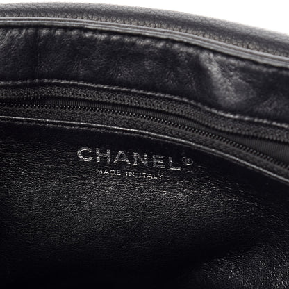 Chanel Caviar Half Moon Large Flap Black 6 of 9