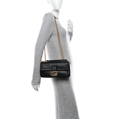 Fendi Nappa Apolo Chain Baguette Black 2 of 10