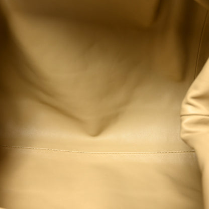 Bottega Veneta Smooth Butter Calf The Pouch Oversized Clutch Tapioca 5 of 11