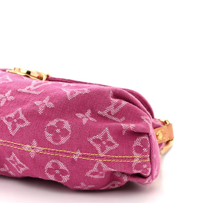 Louis Vuitton Monogram Denim Mini Pleaty Fuchsia 9 of 9