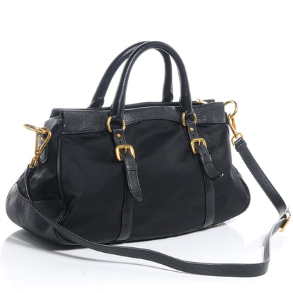 Prada Tessuto Nylon Shopping Satchel Black 3 of 9