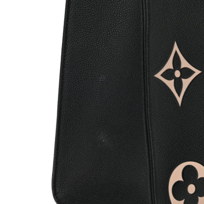 Louis Vuitton Empreinte Monogram Giant Onthego MM Black Beige 11 of 12