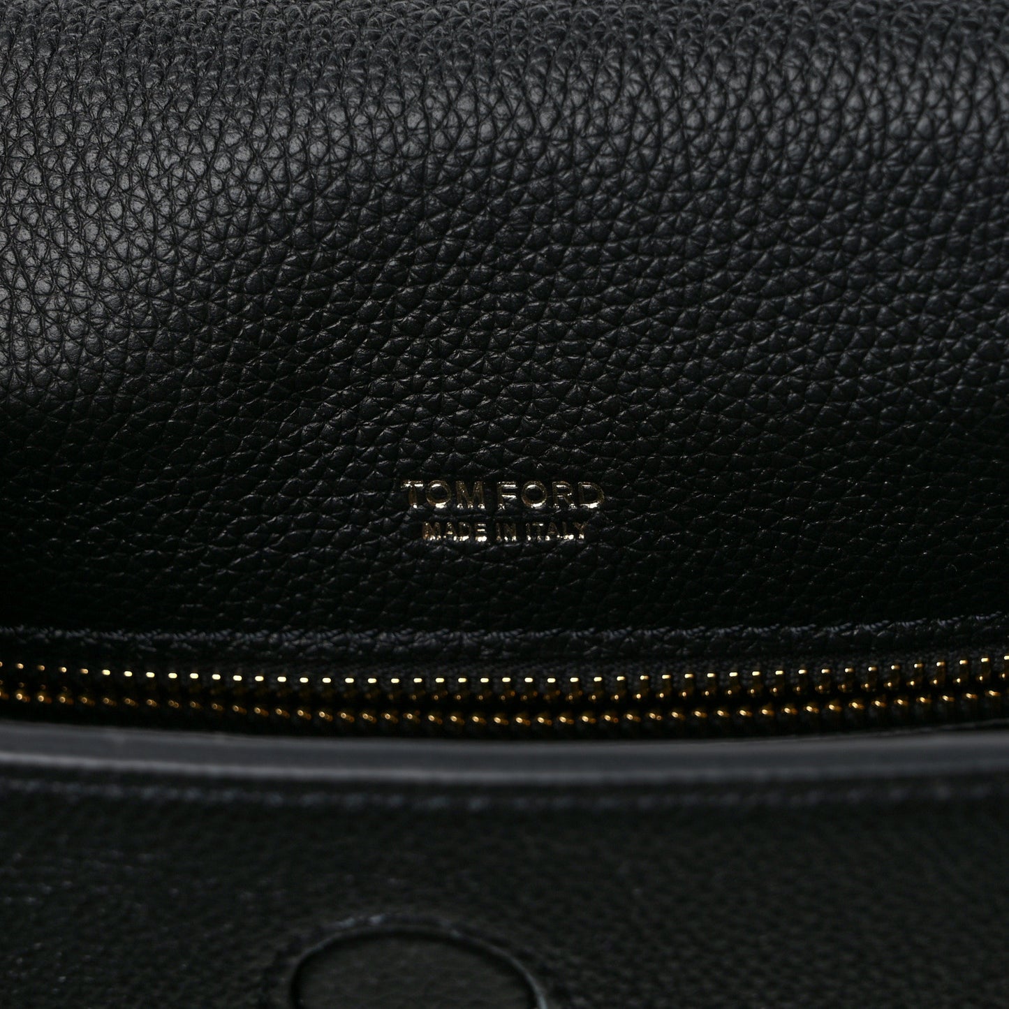 Grained Calfskin Mini T Clasp Tara Crossbody Bag Black
