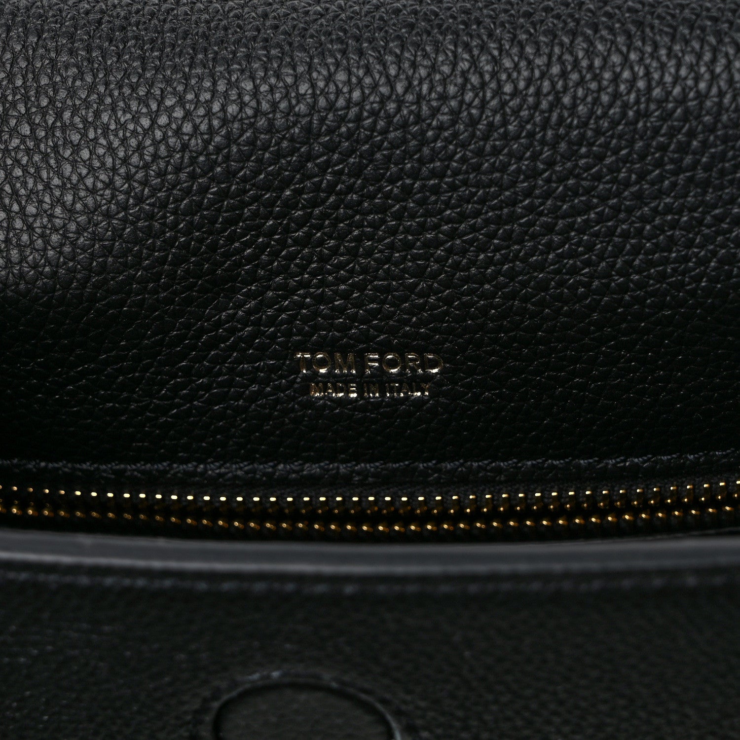 Tom Ford Grained Calfskin Mini T Clasp Tara Crossbody Bag Black 6 of 12