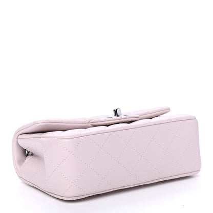Chanel Lambskin Quilted Mini Rectangular Flap Light Purple 3 of 4