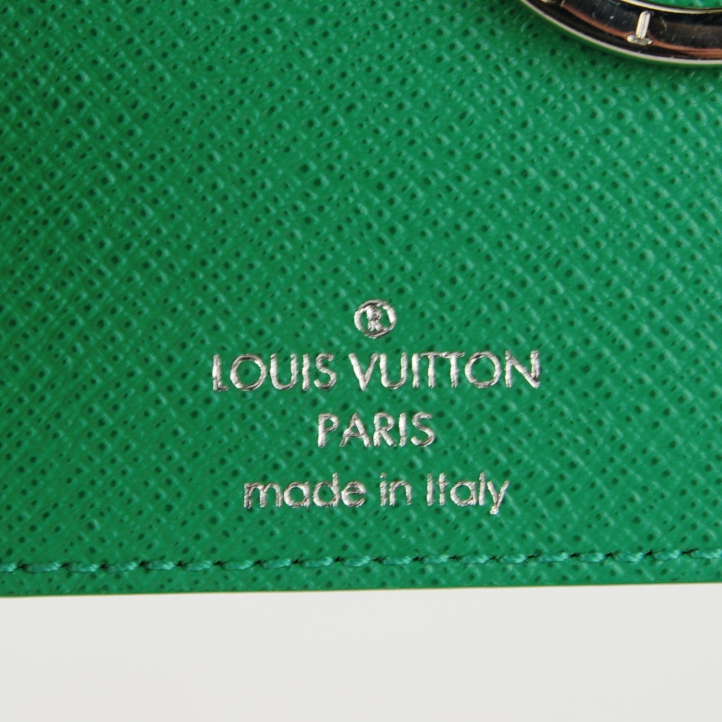 Damier Graphite Illustre V Key Holder Green