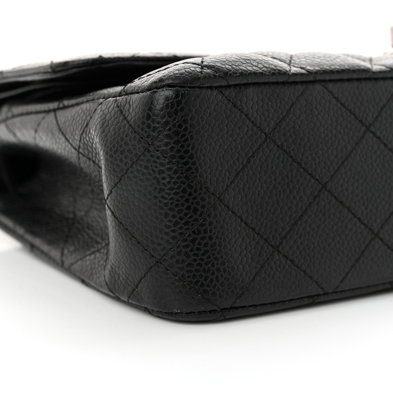 Chanel Caviar Quilted Medium Double Flap Black 9 of 13