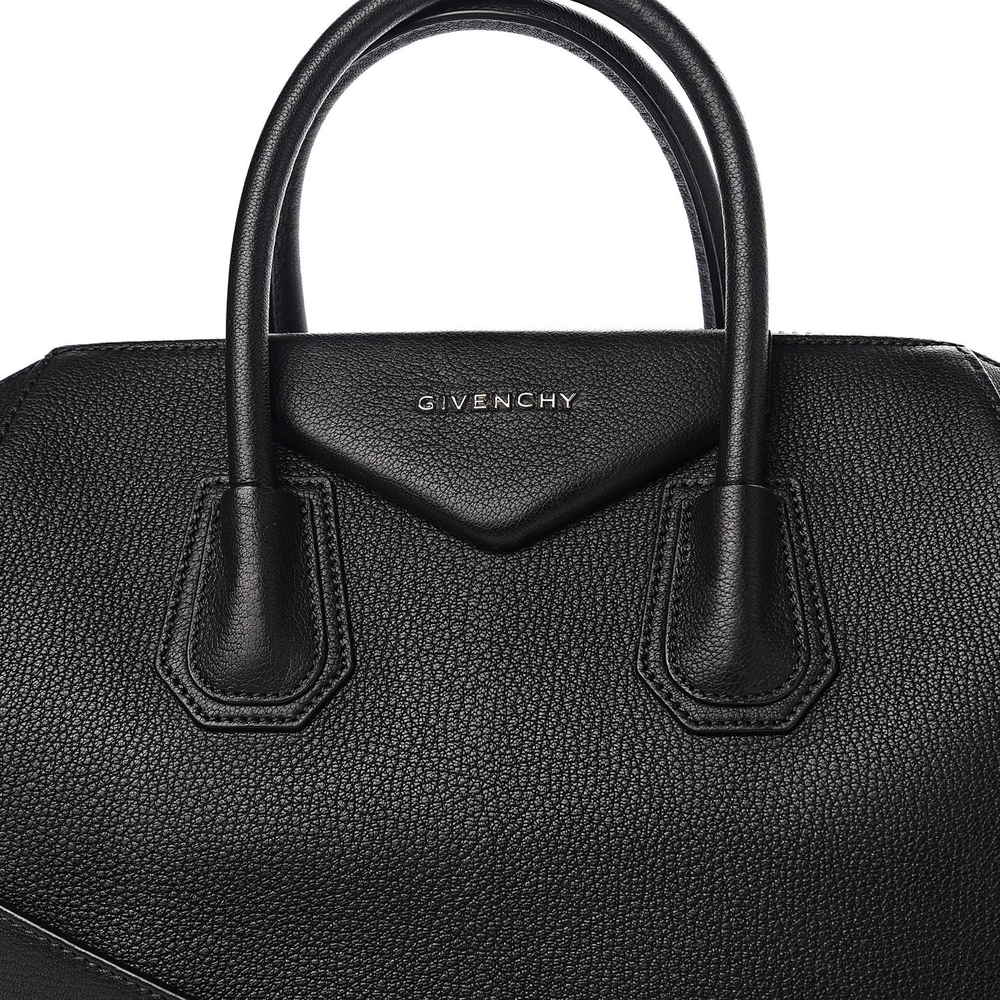 Sugar Goatskin Medium Antigona Black