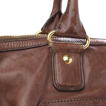 Prada Cervo Shopping Satchel Bruciato 16 of 20