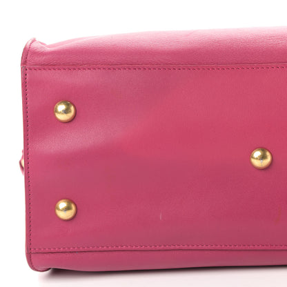 Saint Laurent Calfskin Small Classic Y Cabas Fuchsia 6 of 13