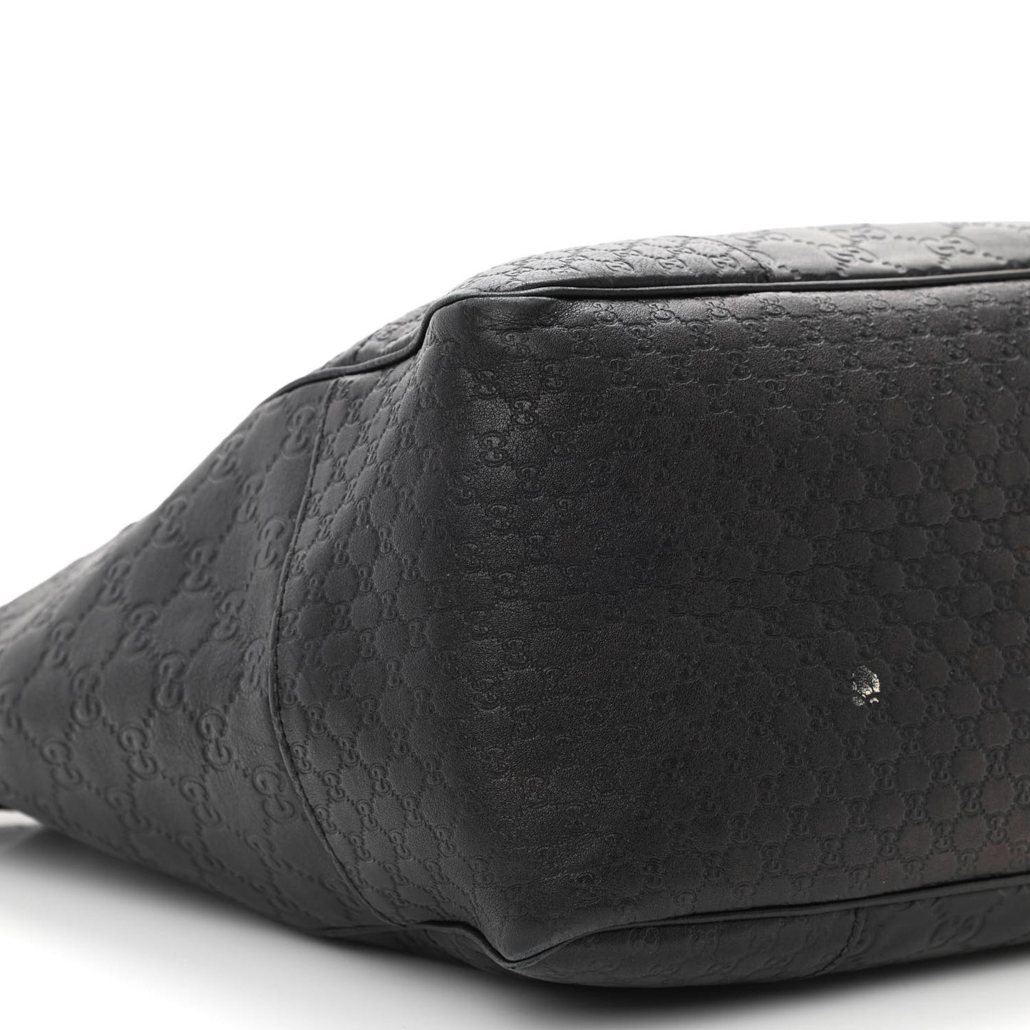 Guccissima Medium Bree Zippered Tote Black
