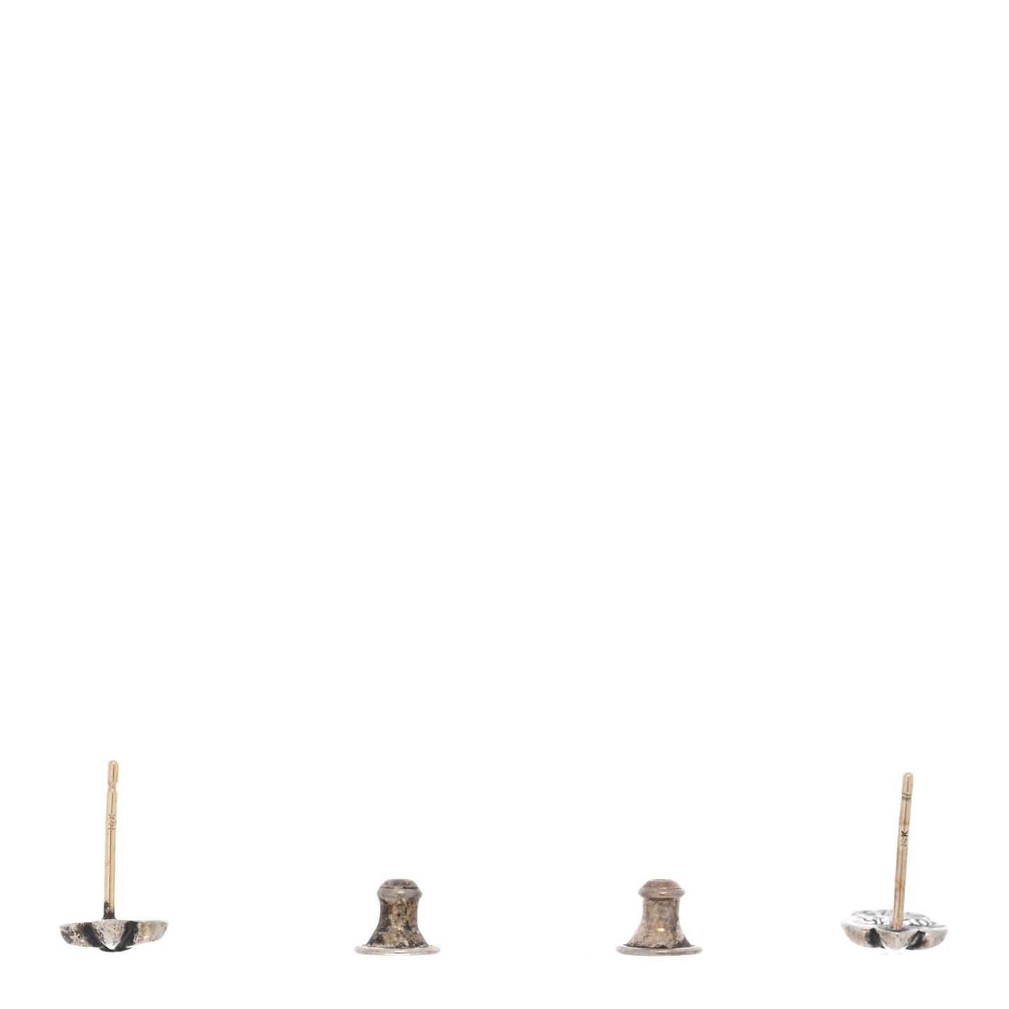 Sterling Silver Fleur de Lis Stud Earrings