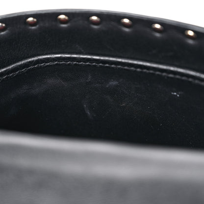 Valentino Garavani Canvas Medium Rockstud Spike Shoulder Bag Ivory 11 of 13