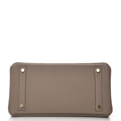 Hermes Togo Birkin 30 Gris Asphalte 6 of 35