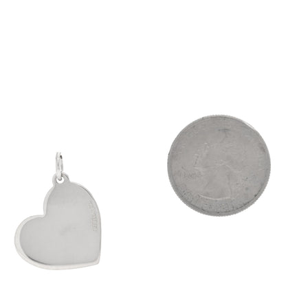 Tiffany Sterling Silver Mom Heart Charm 2 of 4