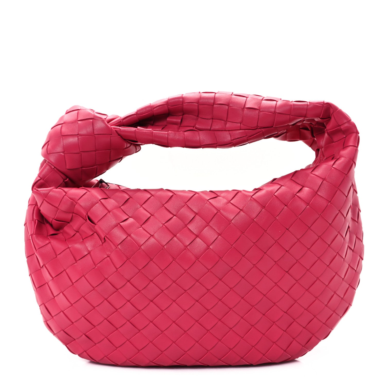 Bottega Veneta Nappa Intrecciato Teen Jodie Hobo Cranberry 1 of 11