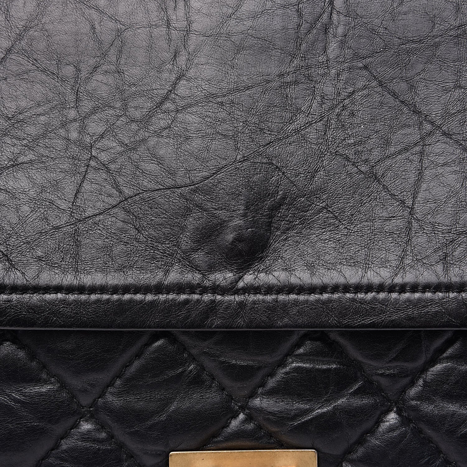 Chanel Aged Calfskin Quilted 2.55 Reissue 227 Flap Black 15 of 19