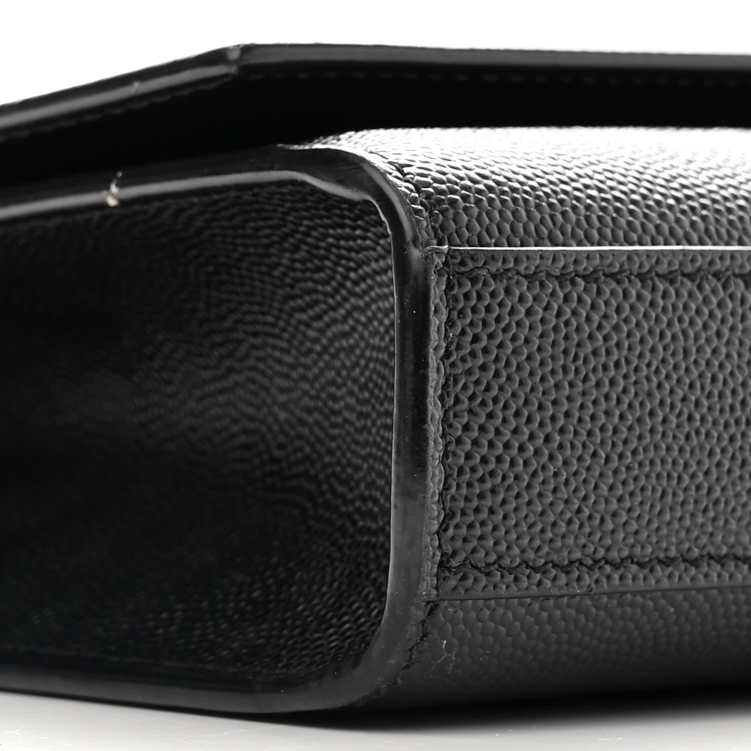 Saint Laurent Grain De Poudre Small Monogram Kate Satchel Black 8 of 11