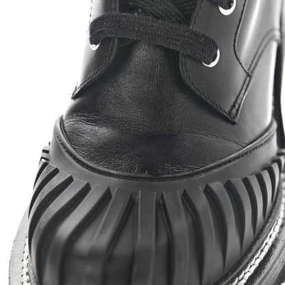 Louis Vuitton Calfskin Monogram Nylon LV Beaubourg Ankle Boots 39 Black 12 of 18