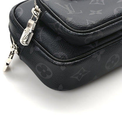Louis Vuitton Monogram Eclipse Taigarama Outdoor Pouch Black 11 of 12