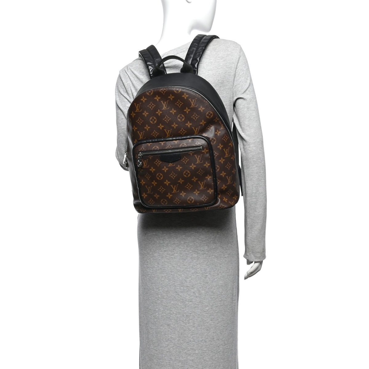 Louis Vuitton Monogram Macassar Josh NM Backpack 2 of 12