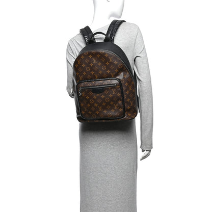 Louis Vuitton Monogram Macassar Josh NM Backpack 2 of 12