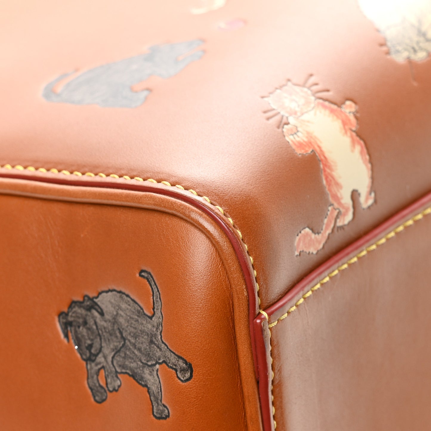Calfskin Catogram Keepall Bandouliere 55  Tan