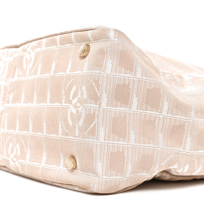 Chanel Nylon Medium Travel Tote Beige 9 of 9