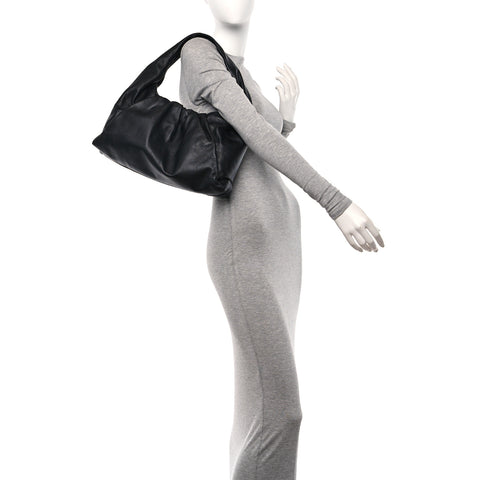 Smooth Butter Calfskin Small The Shoulder Pouch Black