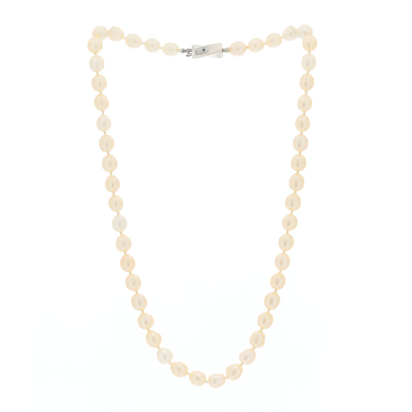 Sterling Silver Freshwater Pearl 6.5-7mm Strand Necklace
