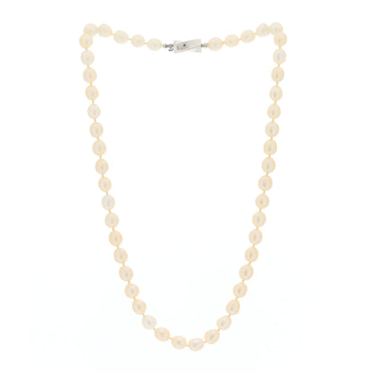 Tiffany Sterling Silver Freshwater Pearl 6.5-7mm Strand Necklace 2 of 6