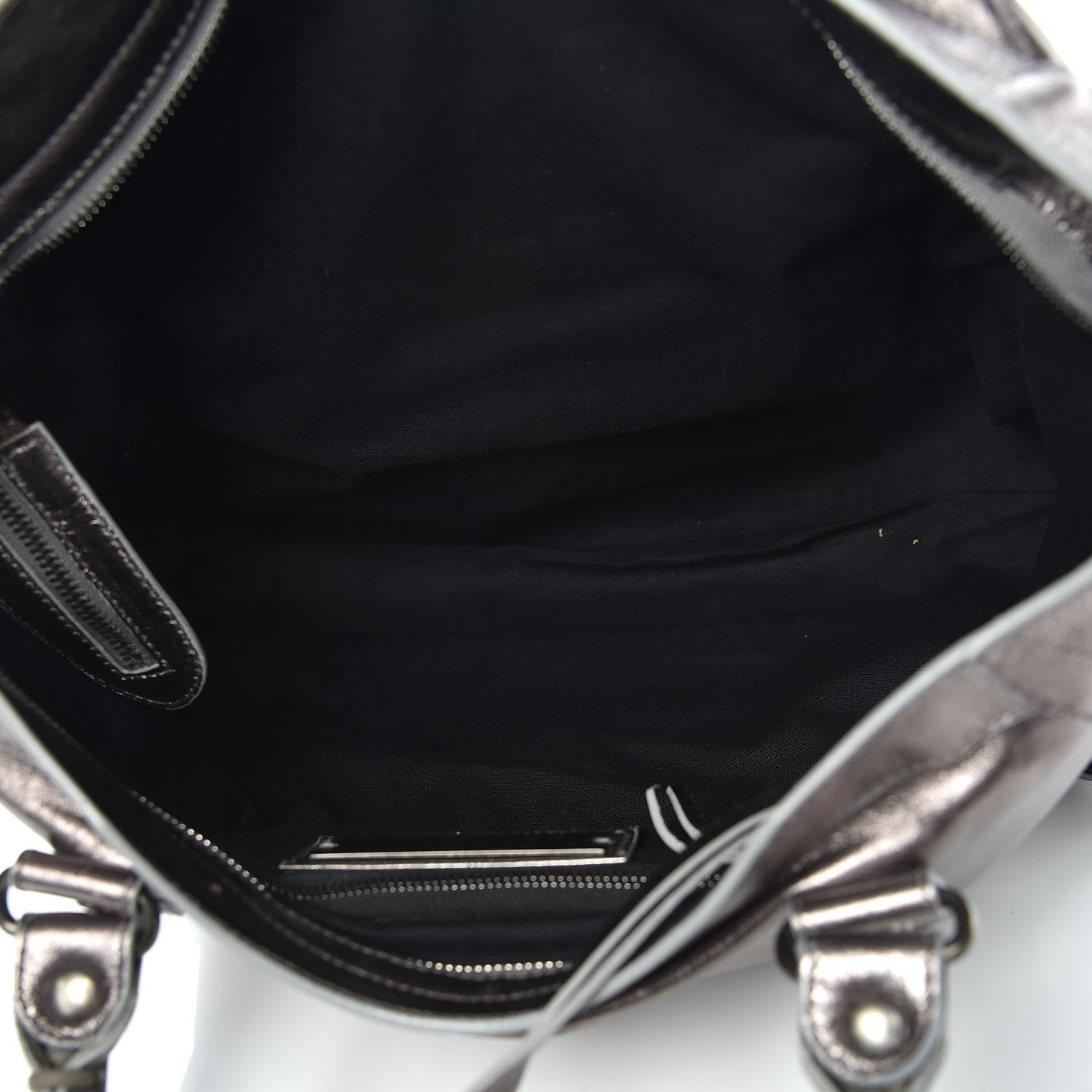 Balenciaga Metallic Agneau Classic Hardware City Pewter 7 of 9