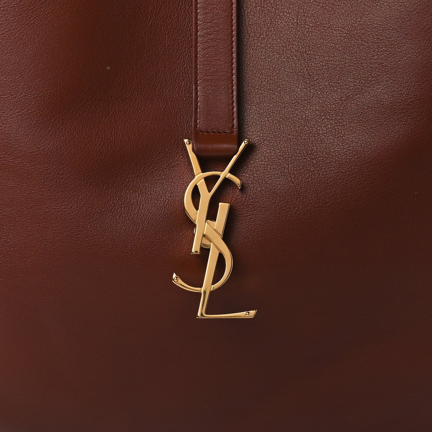Saint Laurent Calfskin Monogram Hobo Cotto 7 of 7