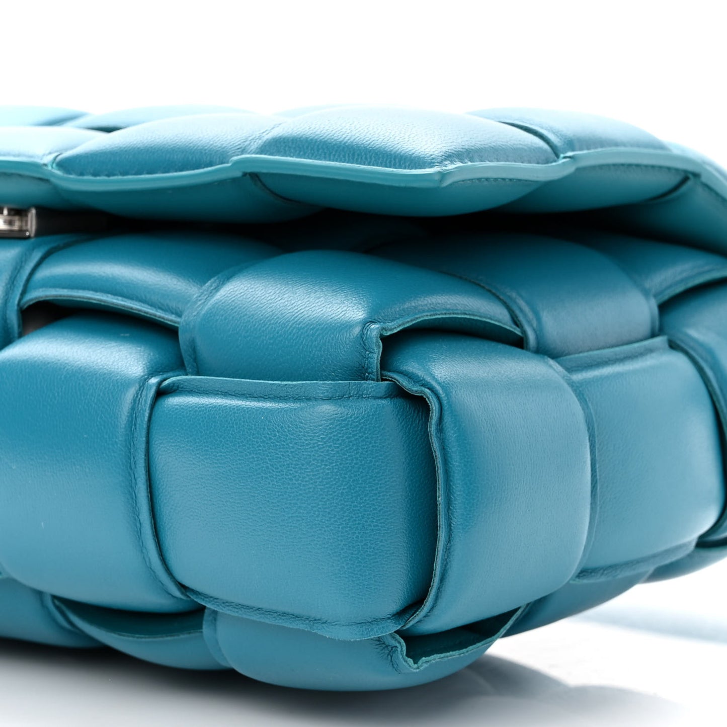 Nappa Maxi Intreccio Padded Cassette Crossbody Bag Blaster