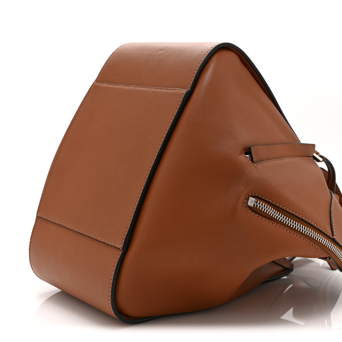 Calfskin Small Hammock Shoulder Bag Tan