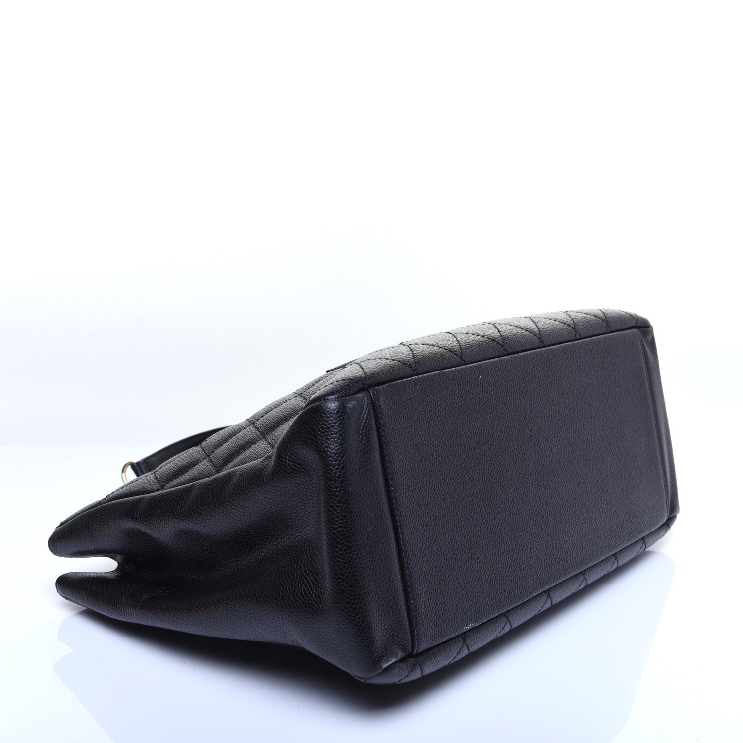 Chanel Caviar Quilted Grand Shopping Tote GST Black 4 of 11