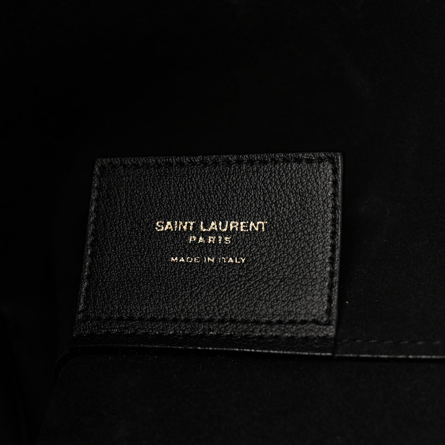 Calfskin Large Shopping Tote Black