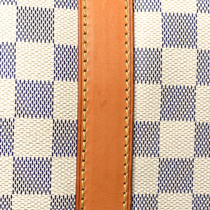 Louis Vuitton Damier Azur Keepall Bandouliere 55 11 of 17