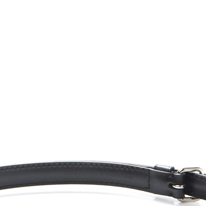Louis Vuitton Calfskin 16mm Adjustable Shoulder Strap Black 4 of 5