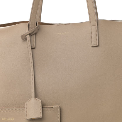 Saint Laurent Calfskin Large Shopping Tote Dark Beige 9 of 16