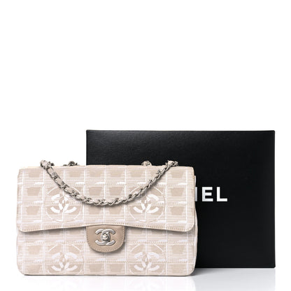Chanel Nylon Medium Travel Flap Light Beige 11 of 11