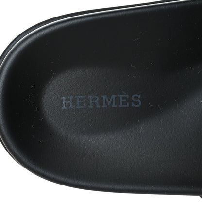 Hermes Calfskin Mens Chypre Sandals 42 Black 8 of 9