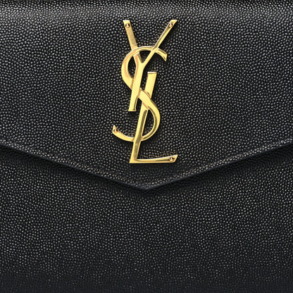 Saint Laurent Grain De Poudre Uptown Pouch Black 8 of 10