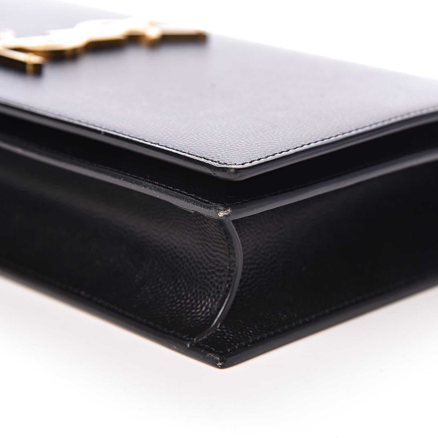 Saint Laurent Grain De Poudre Classic Monogram Kate Clutch Black 10 of 14