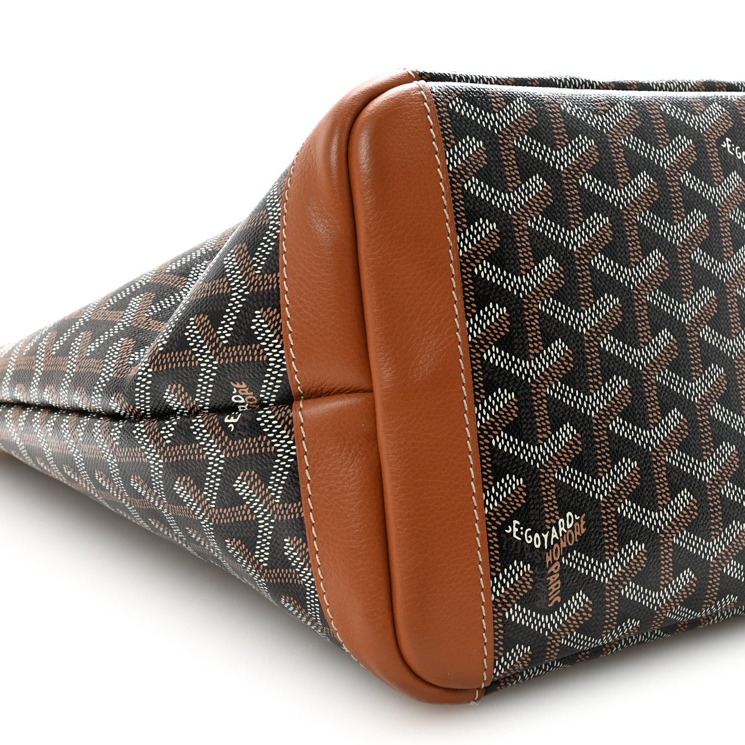 Goyard Goyardine Artois MM Black Gold 8 of 9