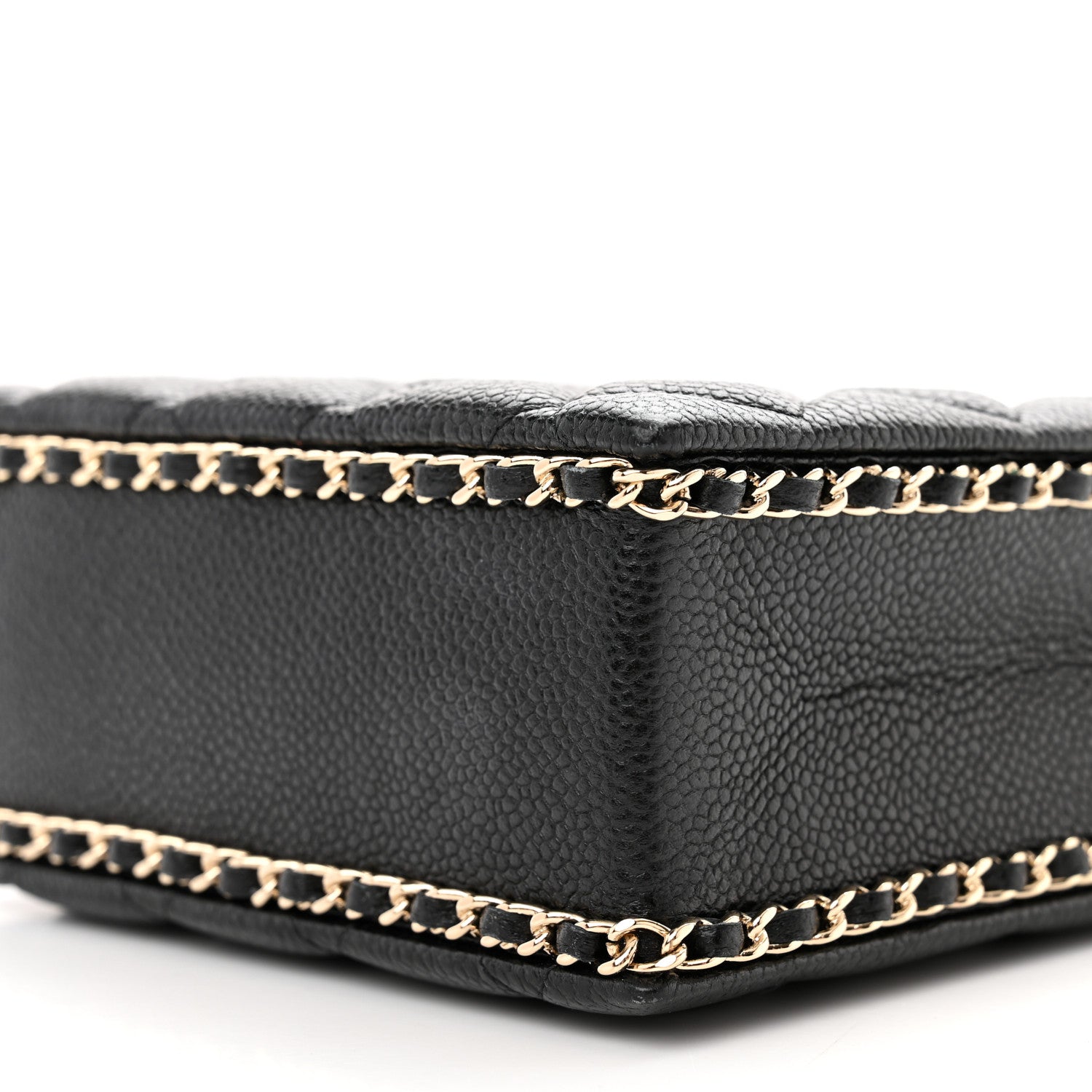 Chanel Caviar Quilted Evening Box Bag Black 10 of 11