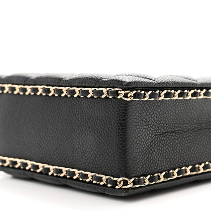 Chanel Caviar Quilted Evening Box Bag Black 10 of 11