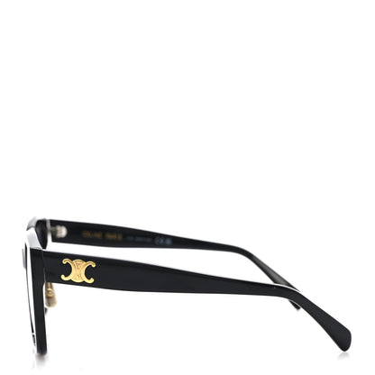 Celine Acetate Triomphe 01 Square Sunglasses CL 40222F Black 3 of 7