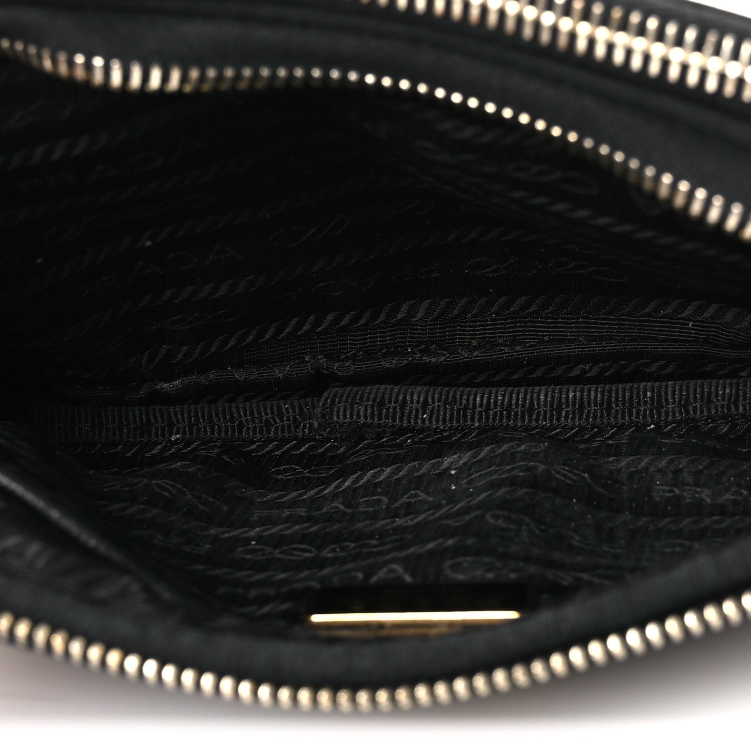 Prada Nylon Saffiano Double Zip Camera Bag Black 5 of 15