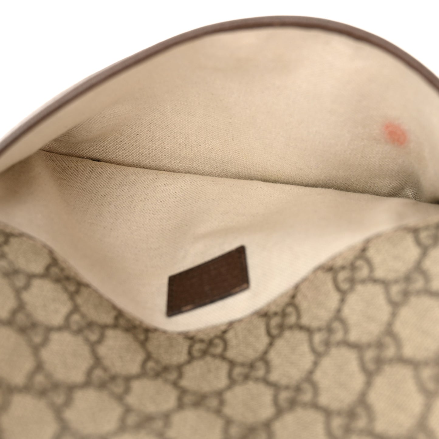 GG Supreme Monogram Neo Vintage Web Belt Bag Brown